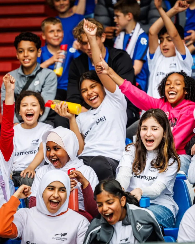 Leerlingen genieten van de Foodclinic 2025