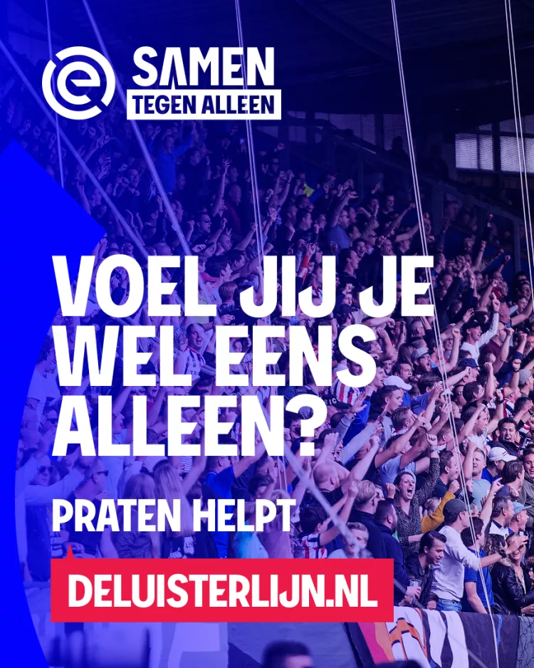 Eredivisiecampagne tegen eenzaamheid onder jongeren