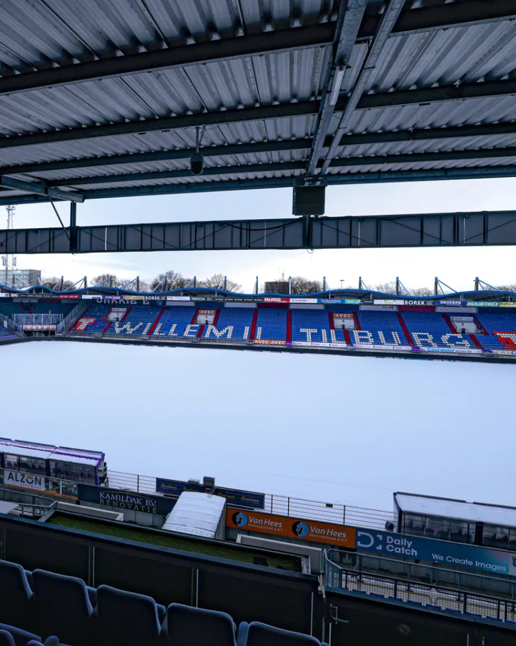 Sneeuw zet streep door Willem II – ADO Den Haag