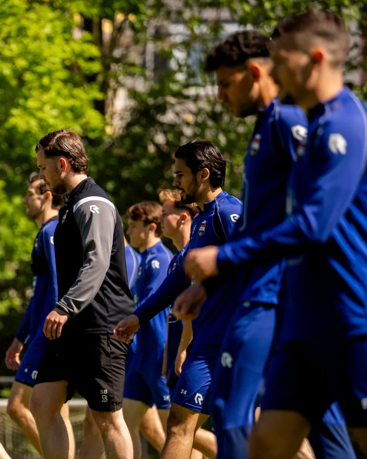 Stegeman blikt vooruit op eerste play-off duel